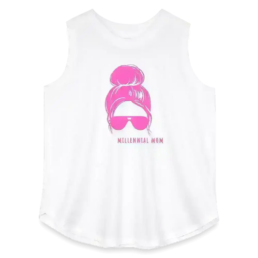 Millennial Mom - Curvy Tank - Cady Creations