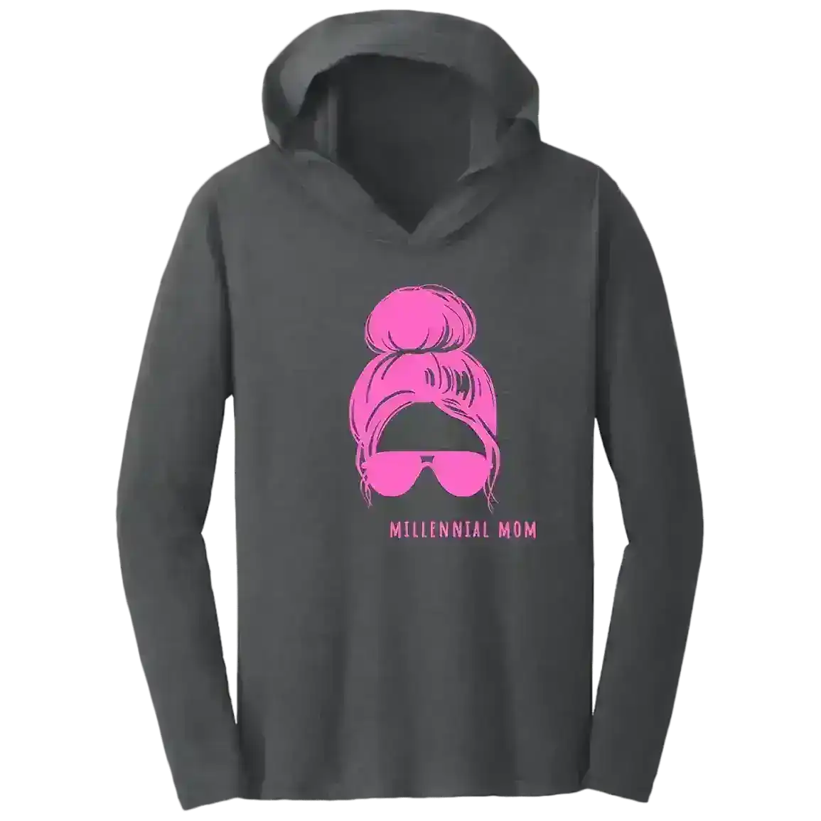 Millennial Mom Messy Bun Life Tee Shirt Hoodie - Cady Creations