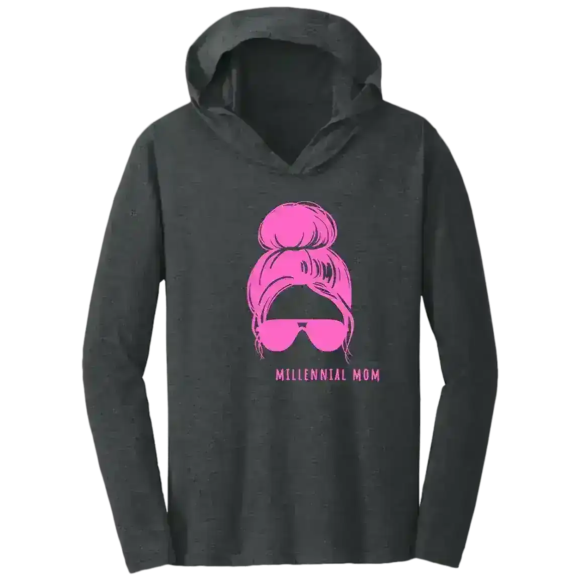 Millennial Mom Messy Bun Life Tee Shirt Hoodie - Cady Creations