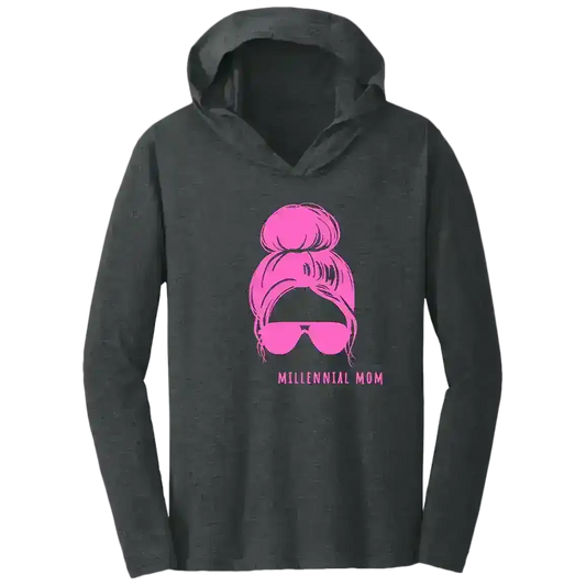 Millennial Mom Messy Bun Life Tee Shirt Hoodie - Cady Creations