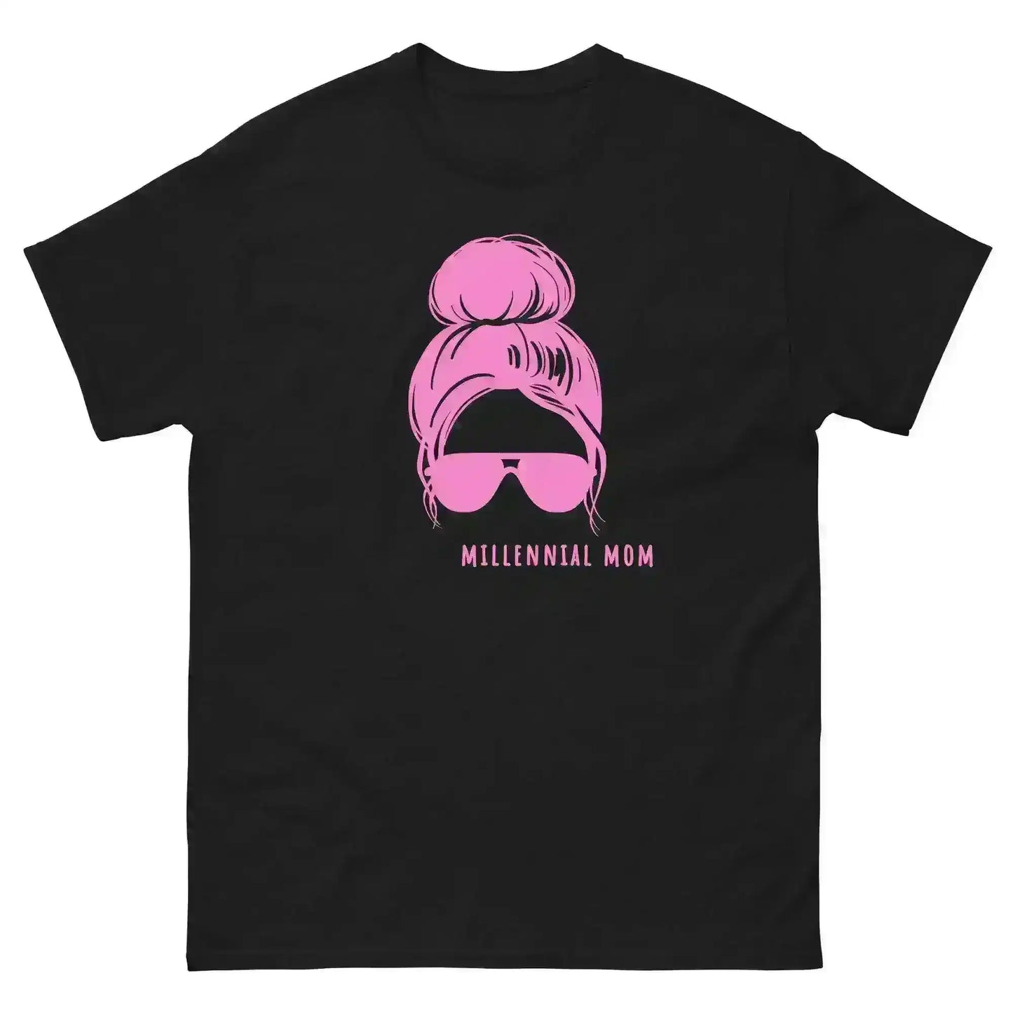 Millennial Mom Messy Bun Unisex Graphic Tee - Cady Creations