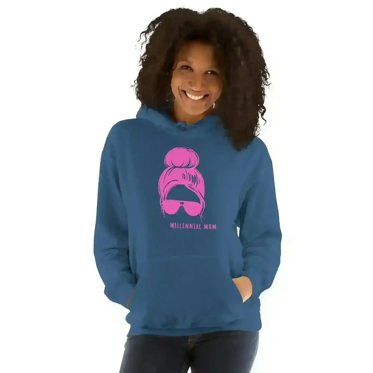 Millennial Mom - Pullover Hoodie - Cady Creations