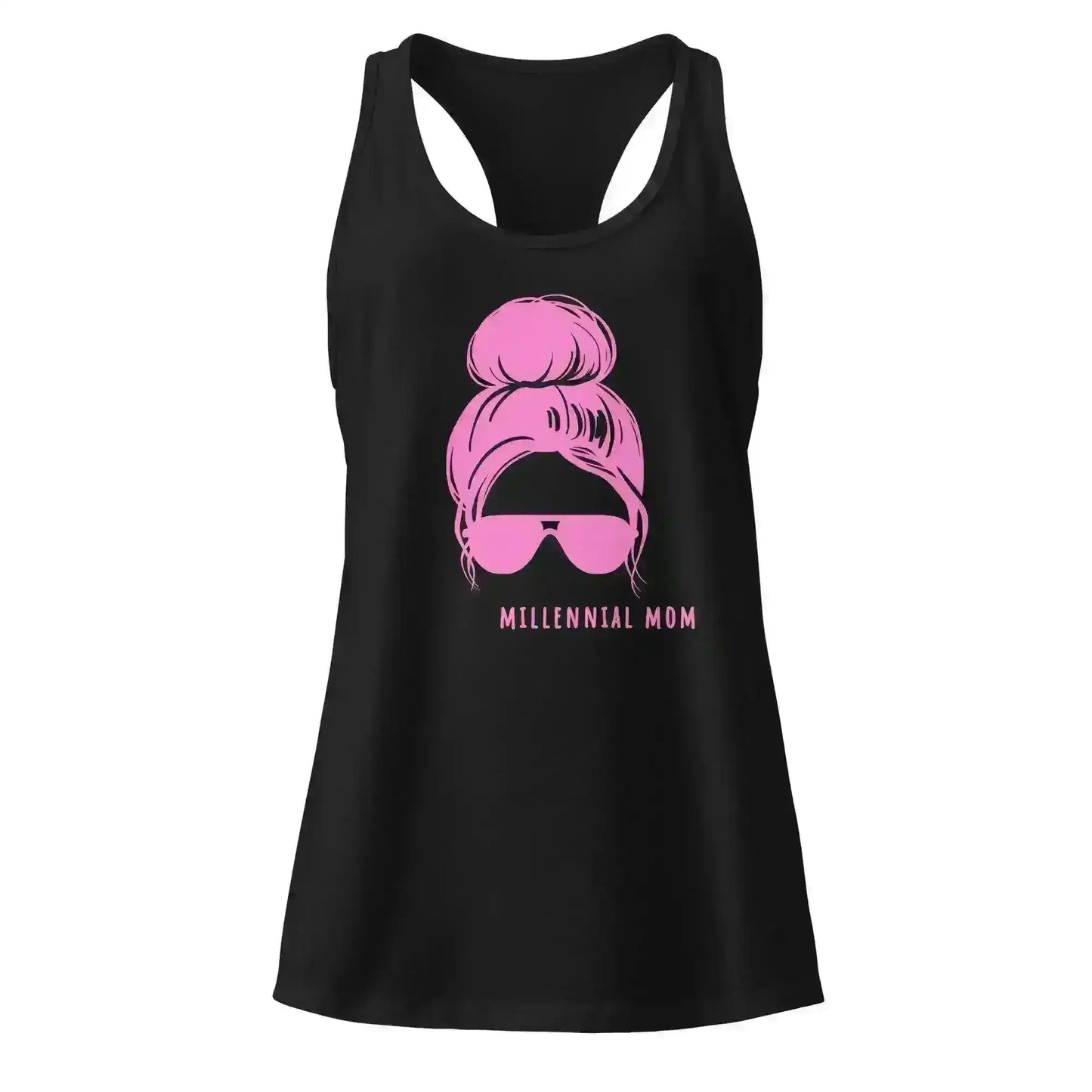 Millennial Mom - Racerback Tank - Cady Creations