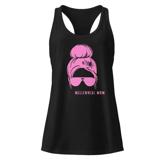 Millennial Mom - Racerback Tank - Cady Creations
