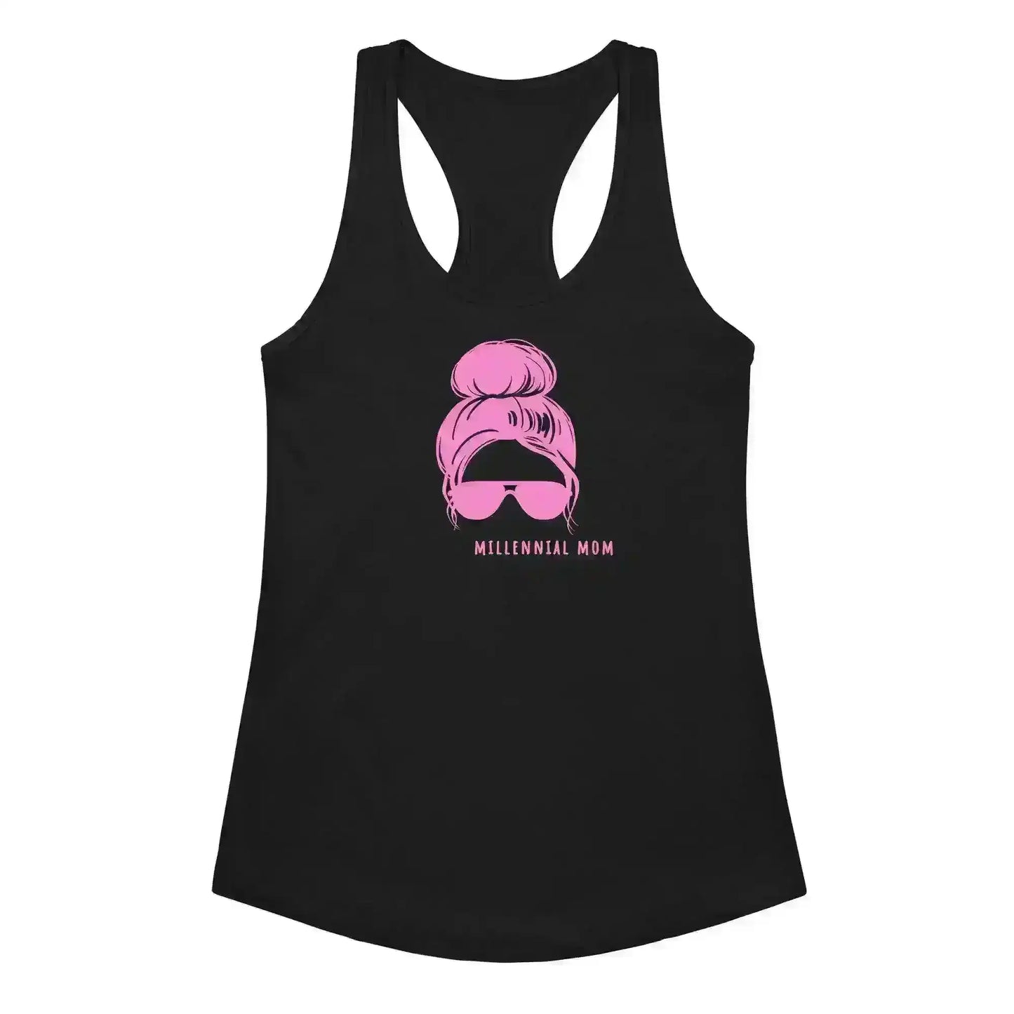 Millennial Mom - Racerback Tank - Cady Creations