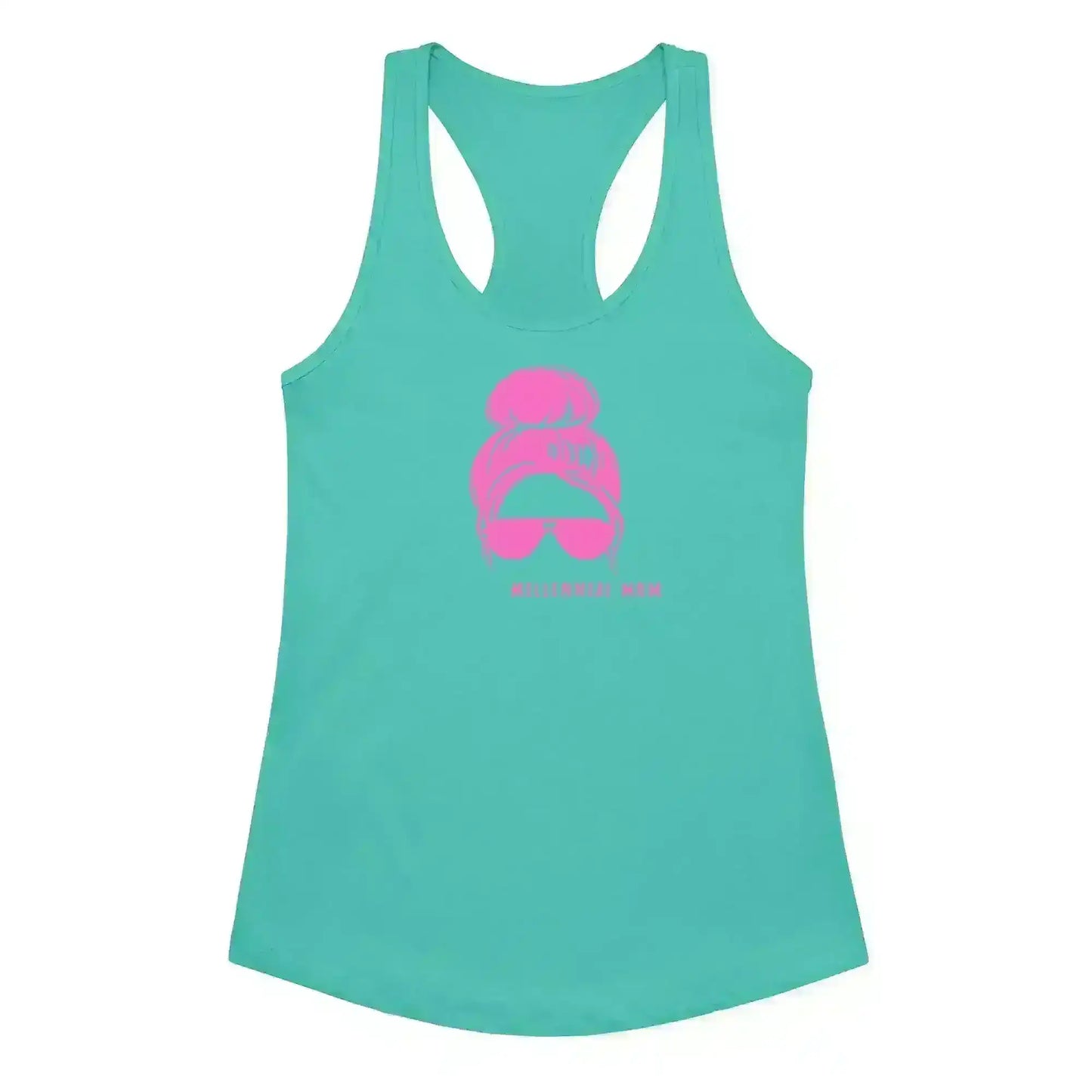 Millennial Mom - Racerback Tank - Cady Creations