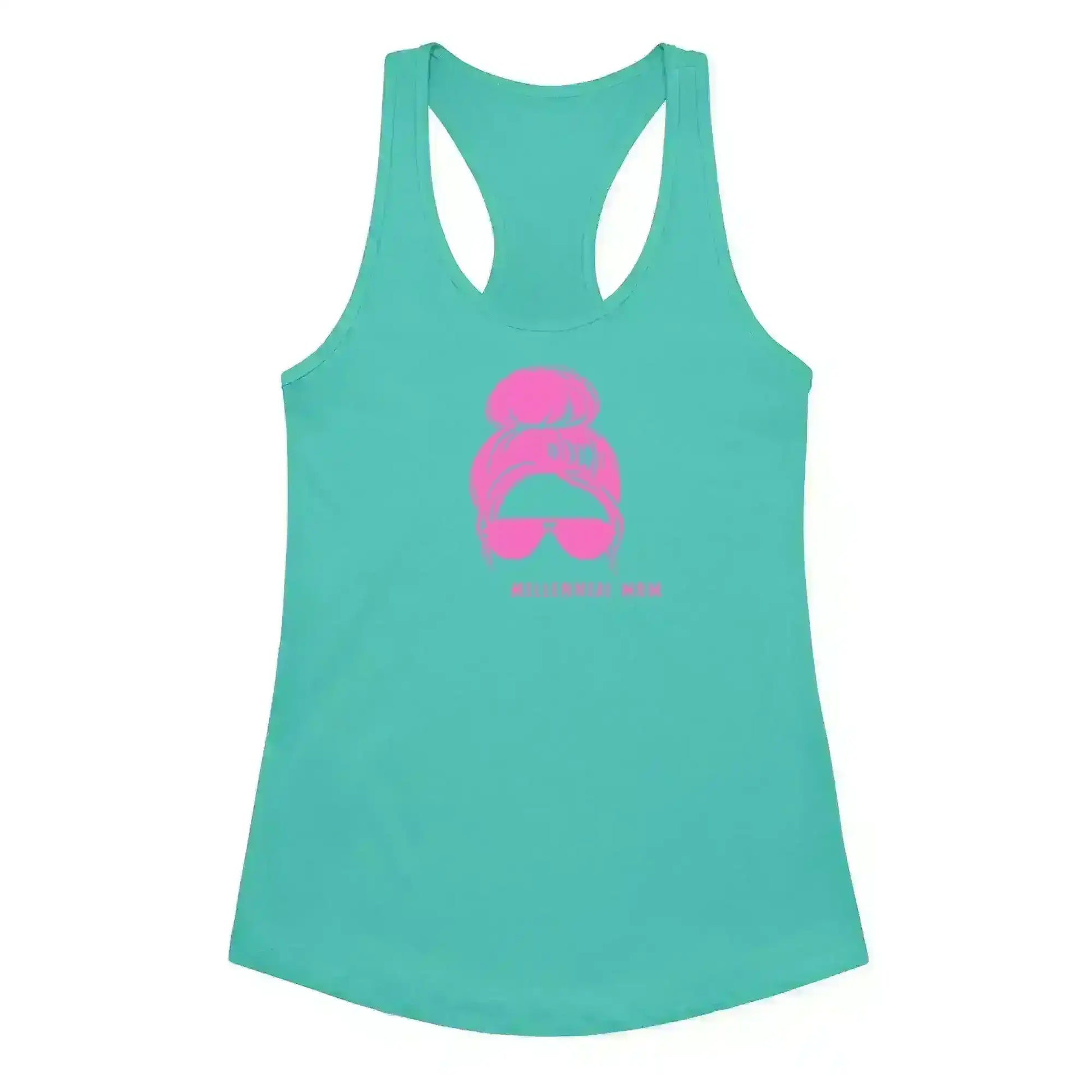Millennial Mom - Racerback Tank - Cady Creations