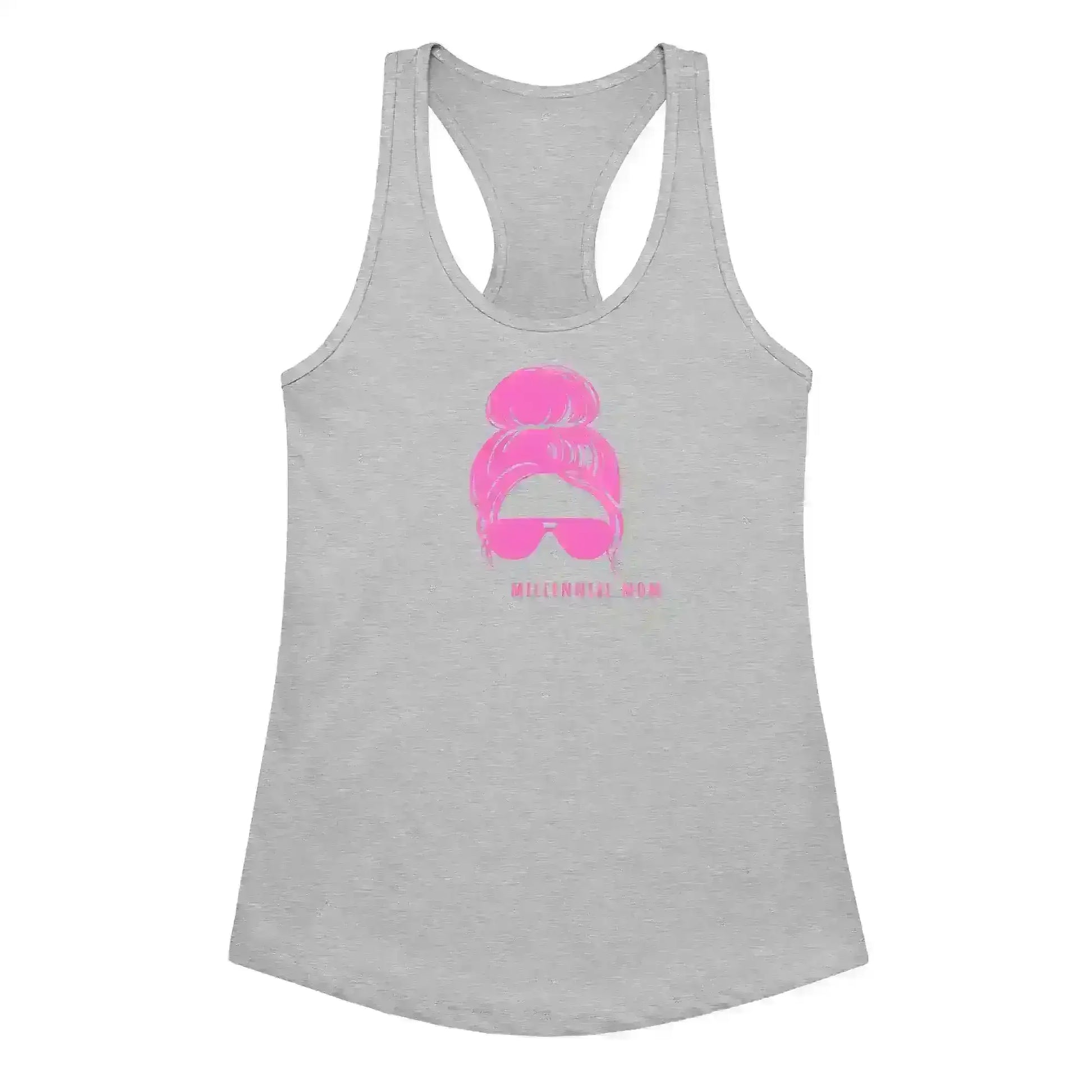Millennial Mom - Racerback Tank - Cady Creations