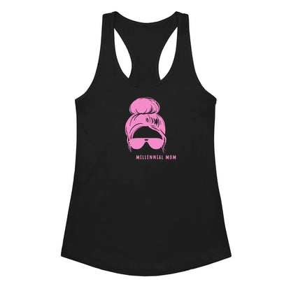 Millennial Mom Racerback Tank - Cady Creations
