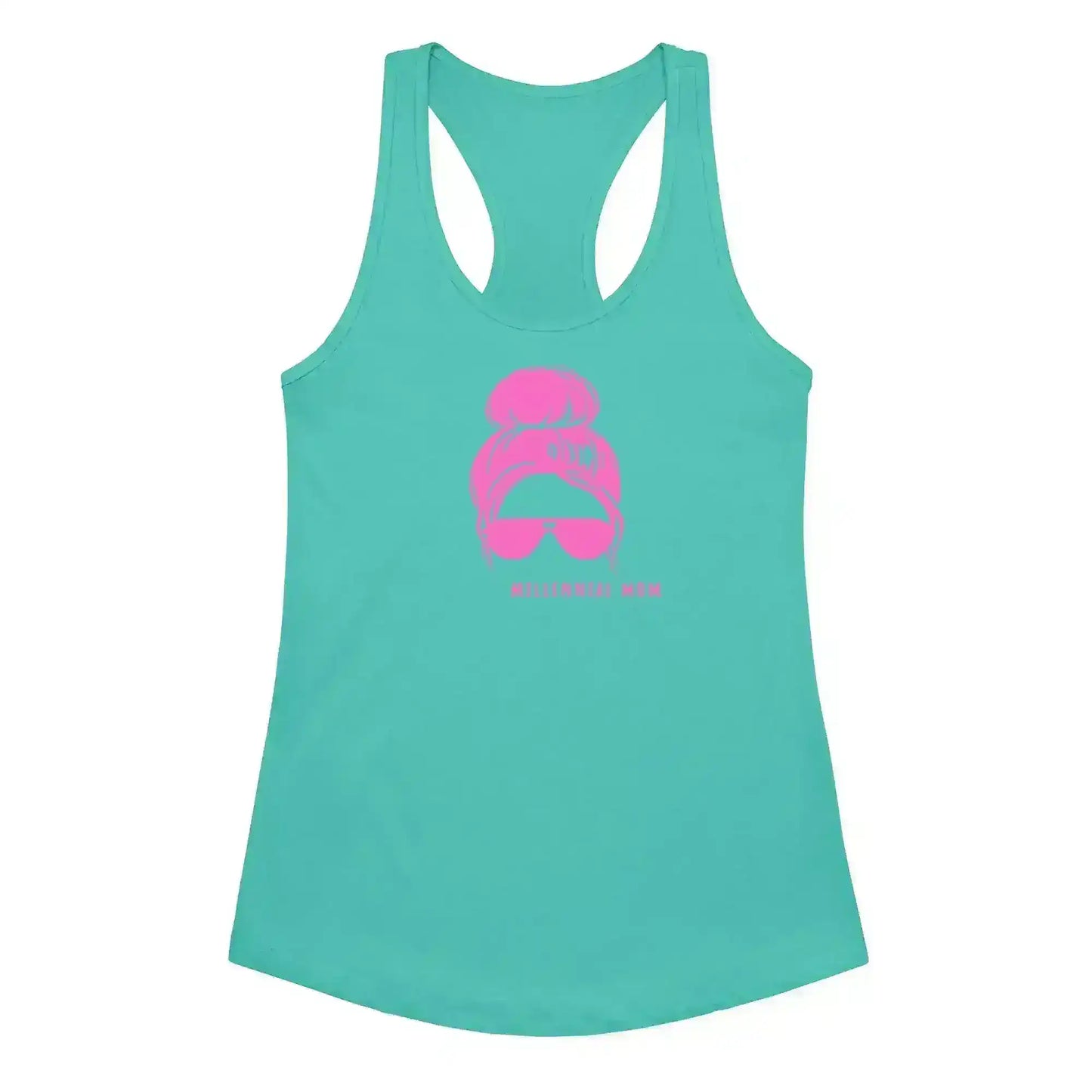 Millennial Mom Racerback Tank - Cady Creations