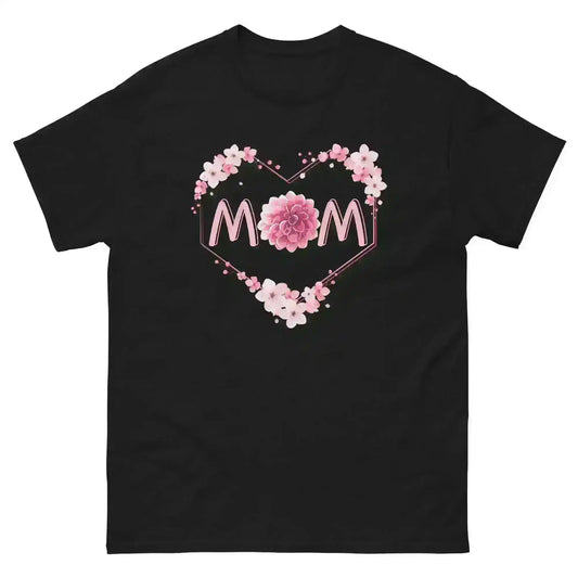 Mom Floral Heart Unisex Graphic Tee - Cady Creations