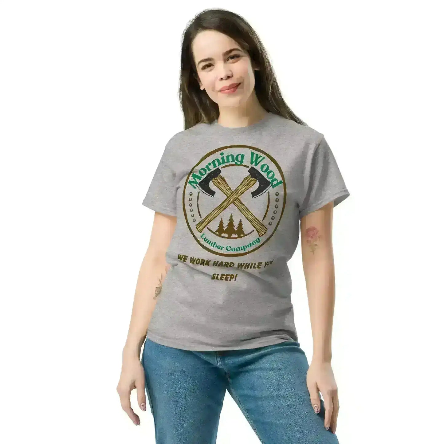 Morning Wood Lumber Company - Unisex Tee - Cady Creations