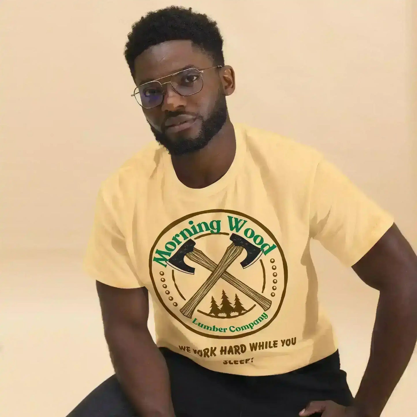 Morning Wood Lumber Company - Unisex Tee - Cady Creations