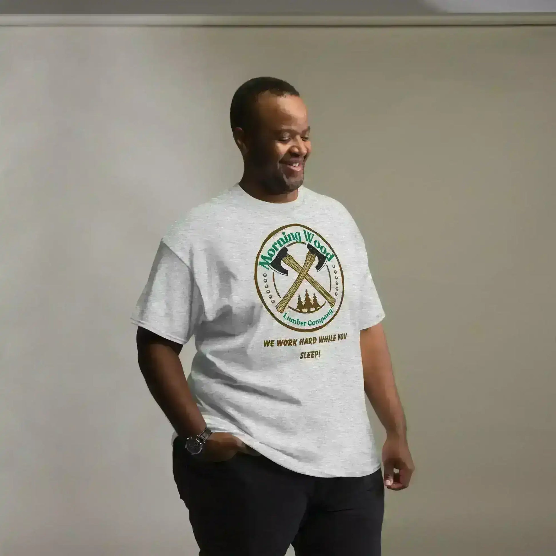 Morning Wood Lumber Company - Unisex Tee - Cady Creations