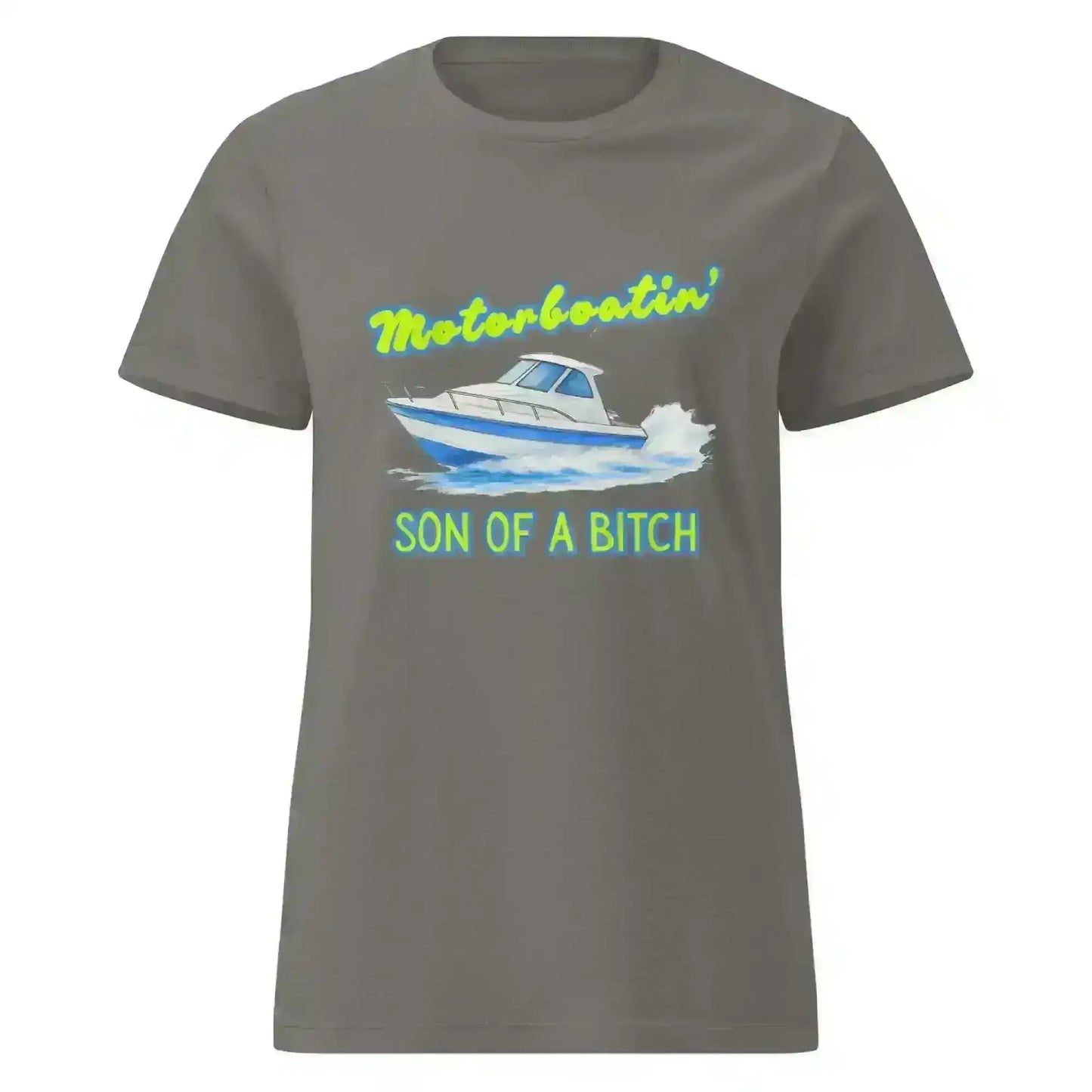 Motorboatin' Son of A Bitch Wedding Crashers - Fitted Tee - Cady Creations