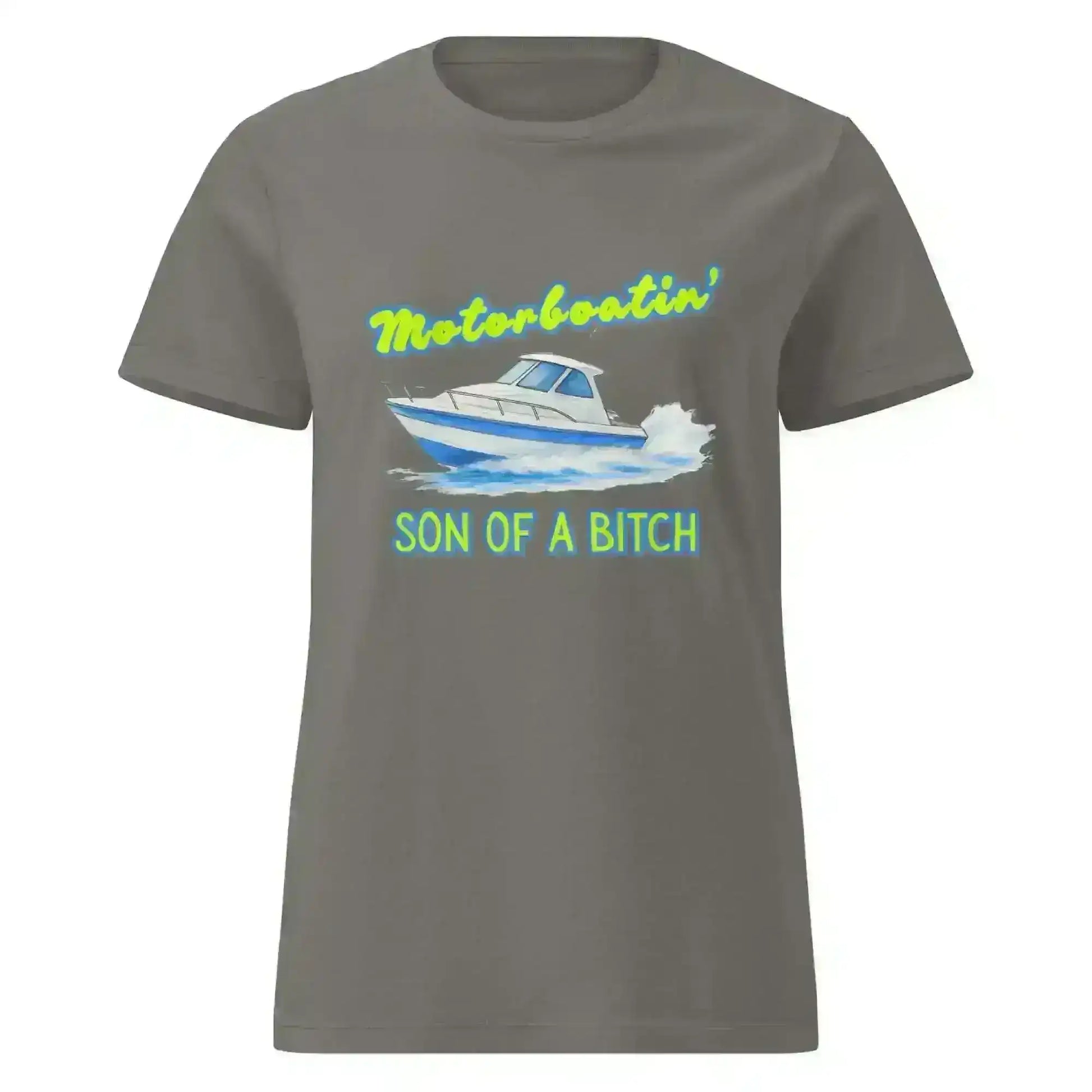Motorboatin' Son of A Bitch Wedding Crashers - Fitted Tee - Cady Creations