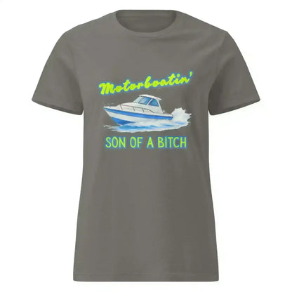Motorboatin' Son of A Bitch Wedding Crashers - Fitted Tee - Cady Creations