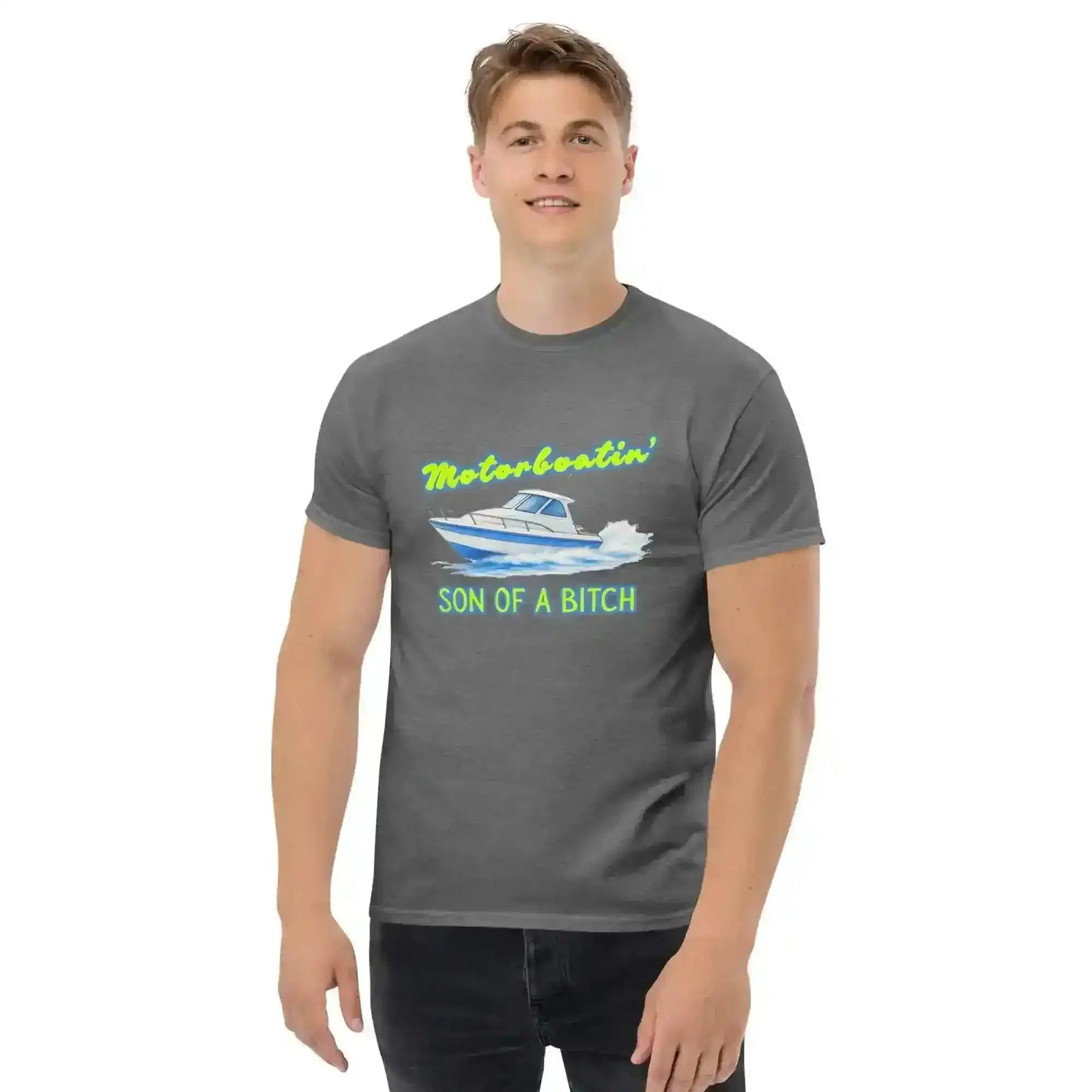 Motorboatin Son of A Bitch Wedding Crashers Unisex Graphic Tee - Cady Creations