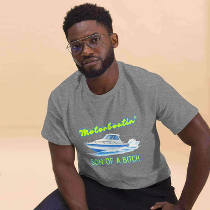 Motorboatin Son of A Bitch Wedding Crashers - Unisex Tee - Cady Creations