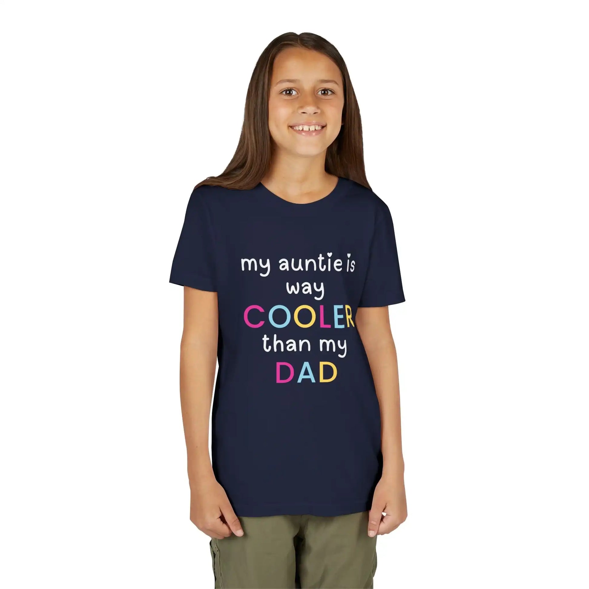  My Auntie Is Way Cooler Than My Dad - Youth Tee - Cady Creations
