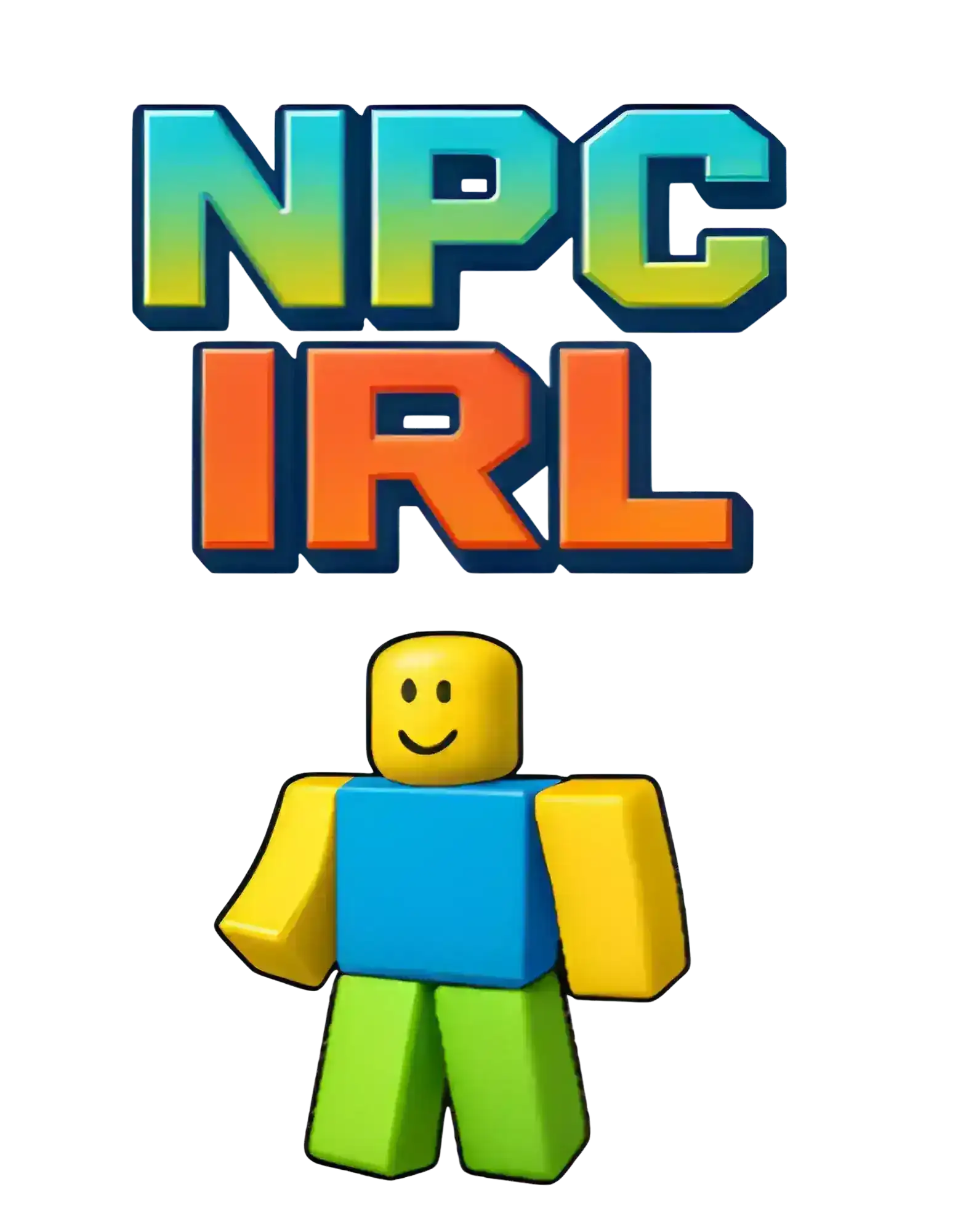  NPC IRL Sticker - Premium Vinyl Sticker - Cady Creations