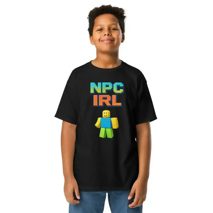NPC IRL Youth Tee - Internet Core Gaming Slang - Cady Creations