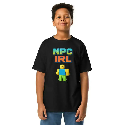NPC IRL Youth Tee - Internet Core Gaming Slang - Cady Creations