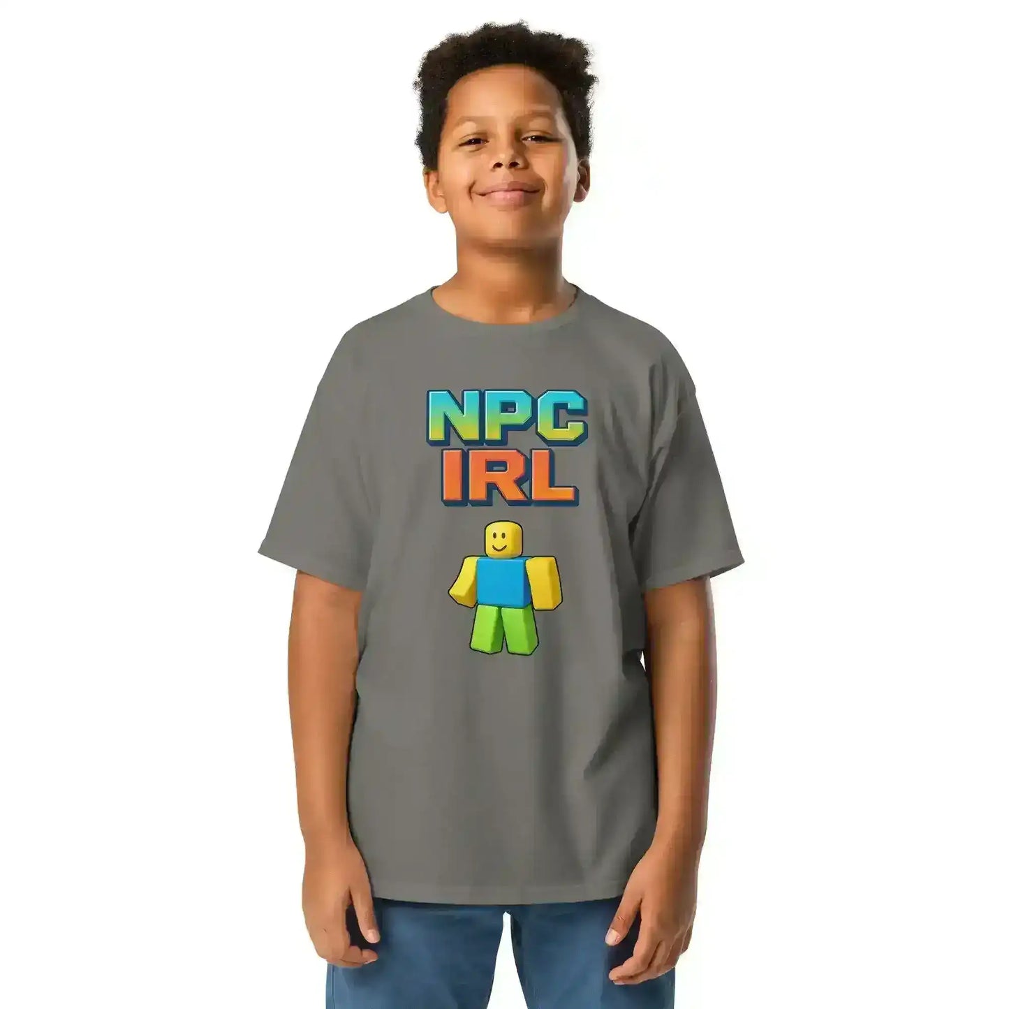 NPC IRL Youth Tee - Internet Core Gaming Slang - Cady Creations