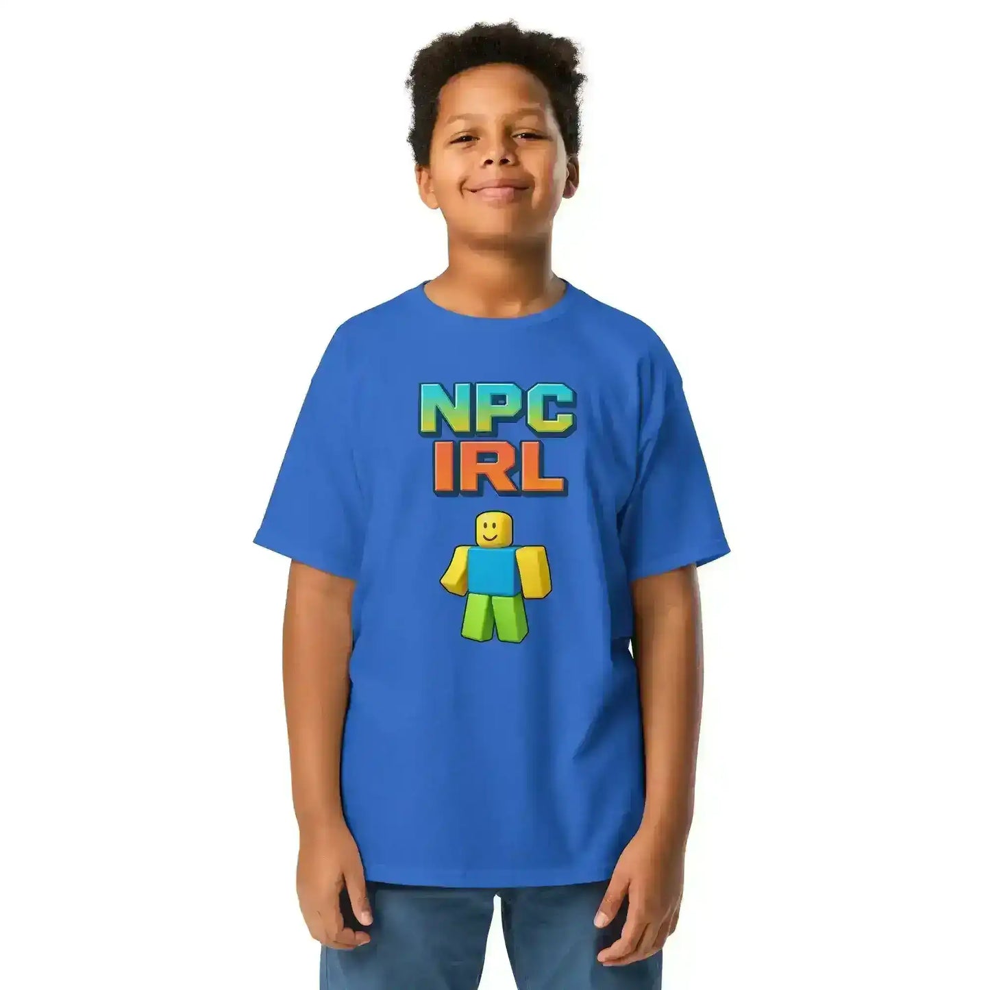 NPC IRL Youth Tee - Internet Core Gaming Slang - Cady Creations