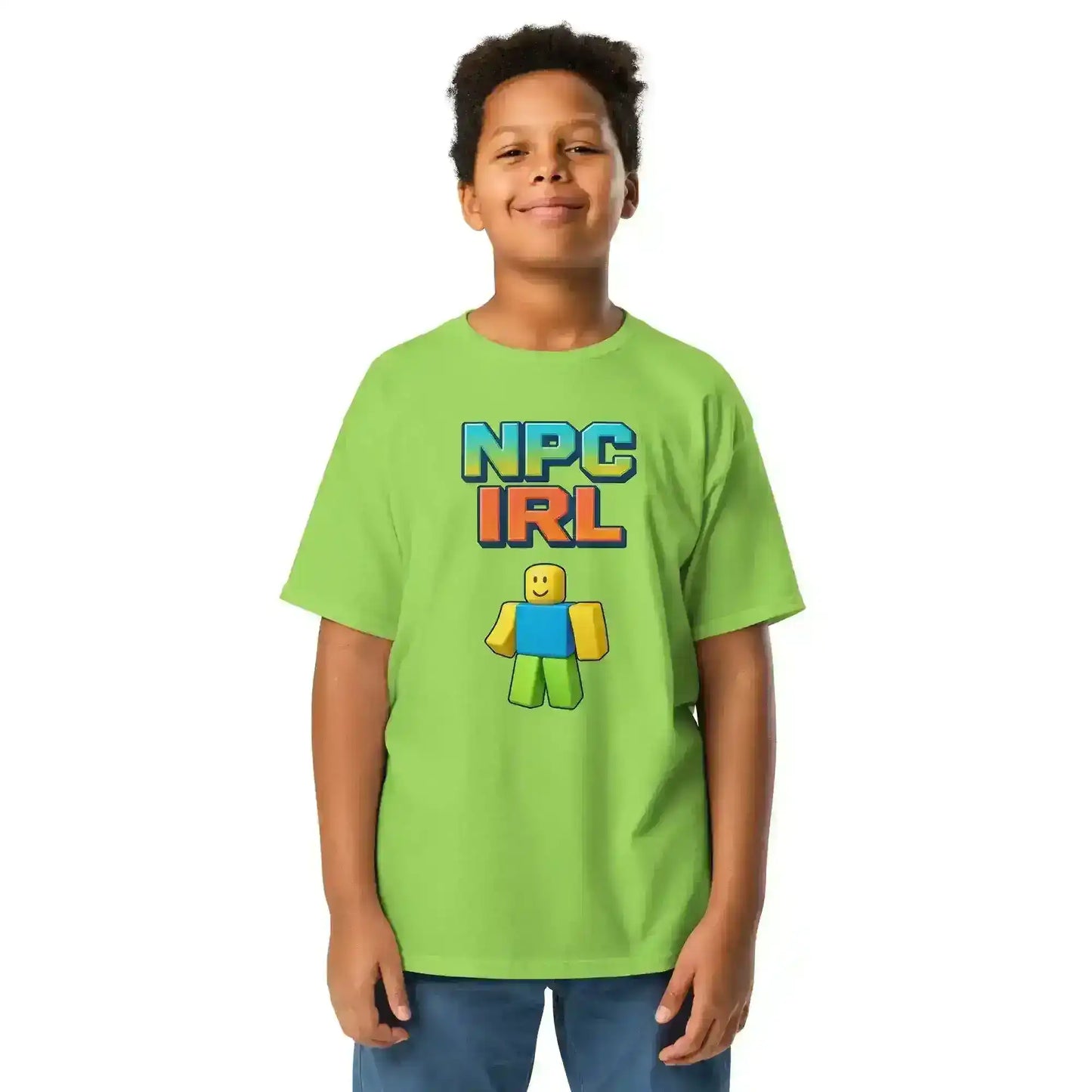 NPC IRL Youth Tee - Internet Core Gaming Slang - Cady Creations