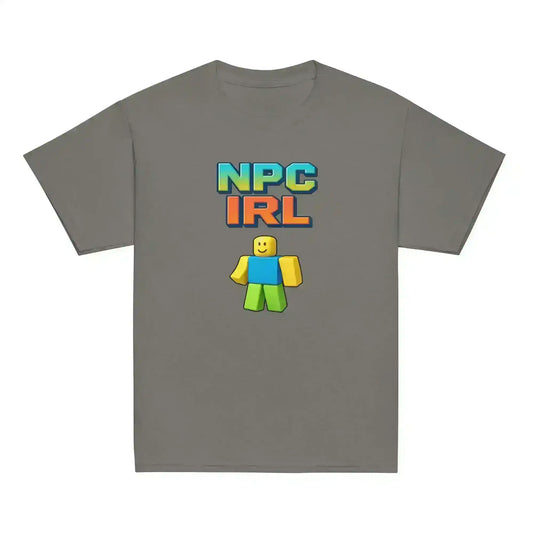 NPC IRL Youth Tee - Internet Core Gaming Slang - Cady Creations