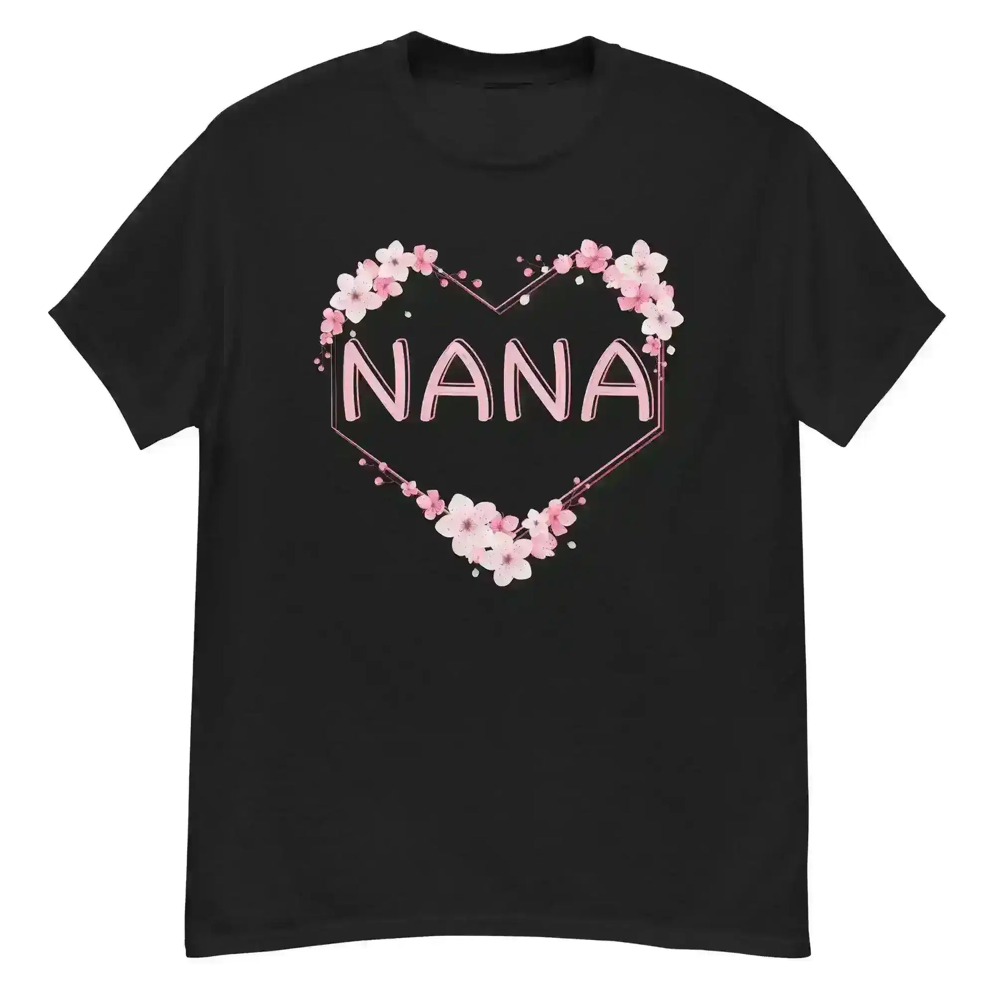 Nana Floral Heart - Unisex Tee - Cady Creations