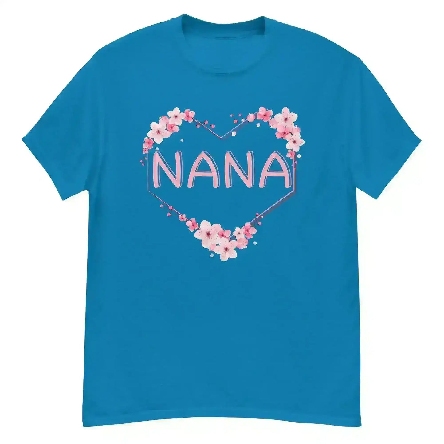 Nana Floral Heart - Unisex Tee - Cady Creations