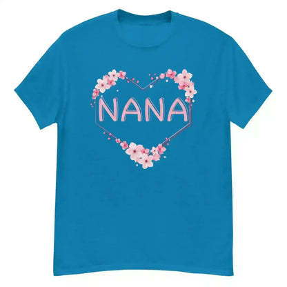 Nana Floral Heart - Unisex Tee - Cady Creations