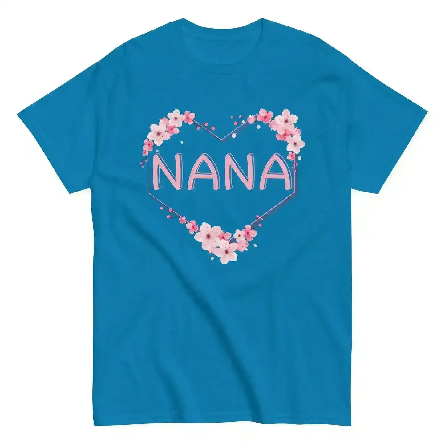 Nana Floral Heart - Unisex Tee - Cady Creations