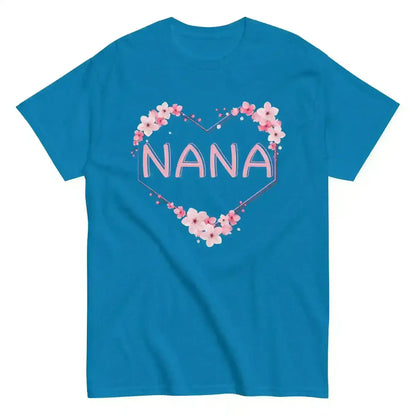 Nana Floral Heart - Unisex Tee - Cady Creations