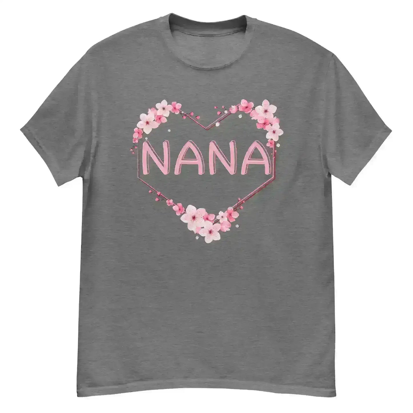 Nana Floral Heart - Unisex Tee - Cady Creations
