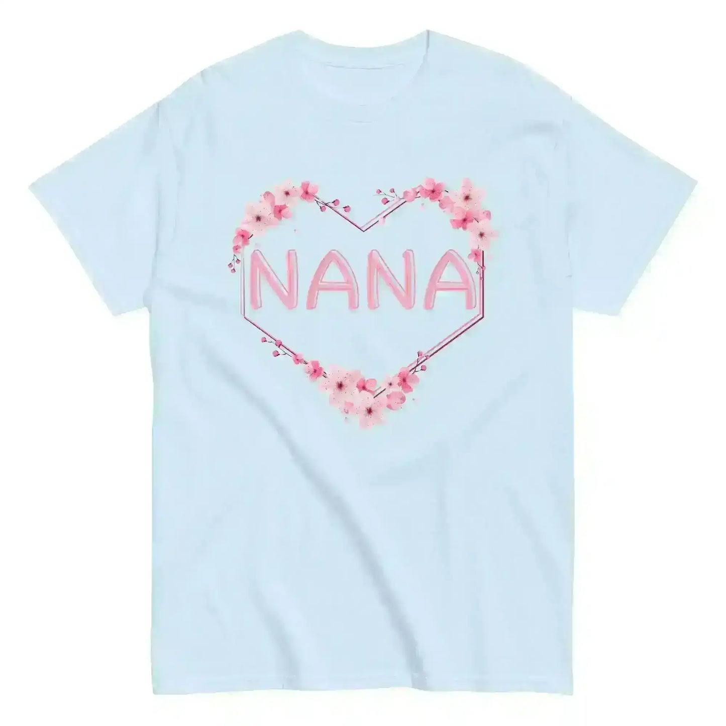 Nana Floral Heart - Unisex Tee - Cady Creations