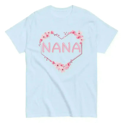 Nana Floral Heart - Unisex Tee - Cady Creations
