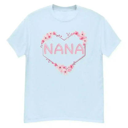 Nana Floral Heart - Unisex Tee - Cady Creations