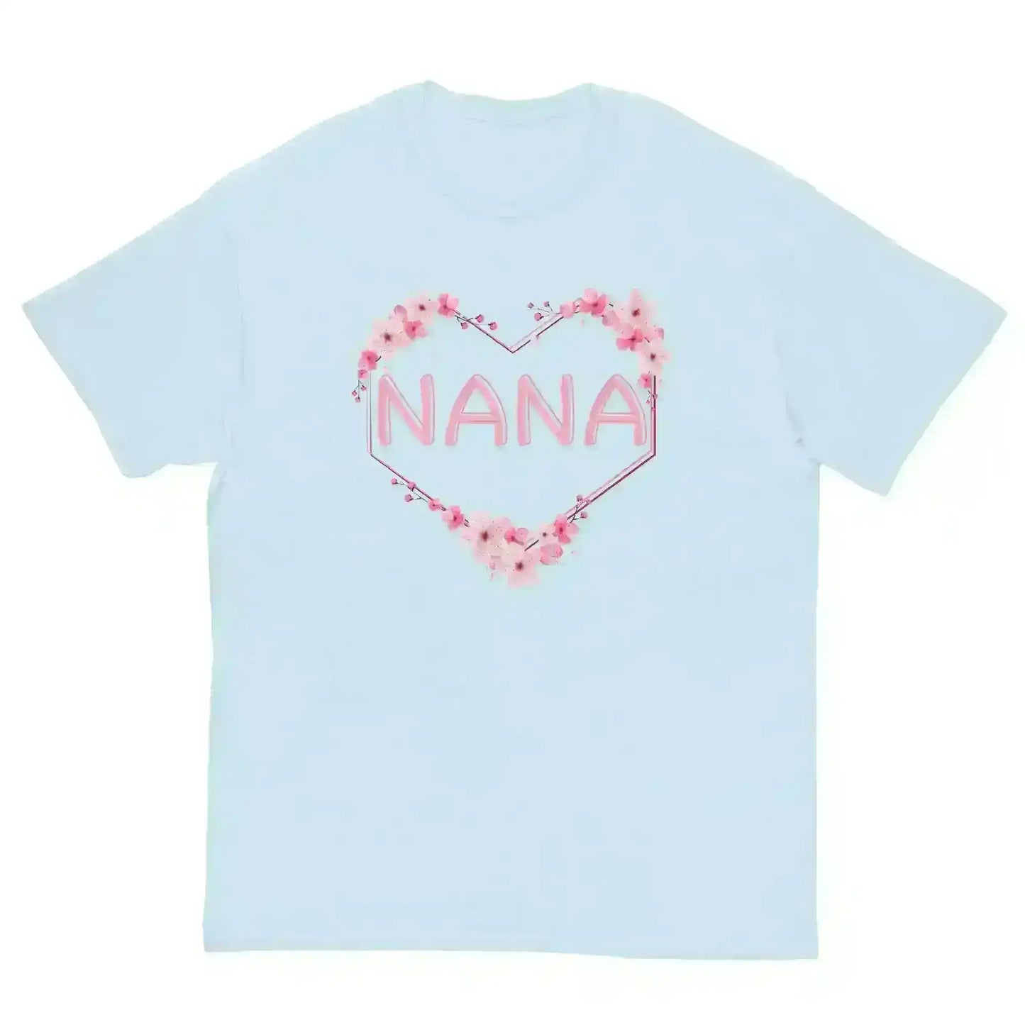 Nana Floral Heart - Unisex Tee - Cady Creations
