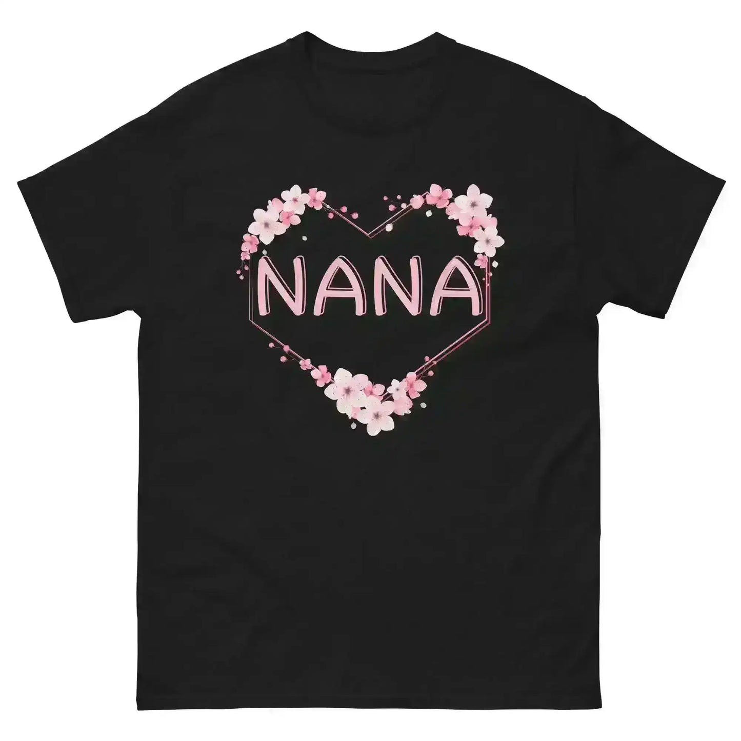 Nana Floral Heart - Unisex Tee - Cady Creations