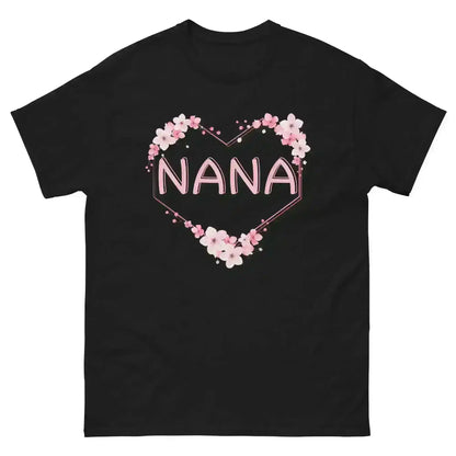 Nana Floral Heart - Unisex Tee - Cady Creations
