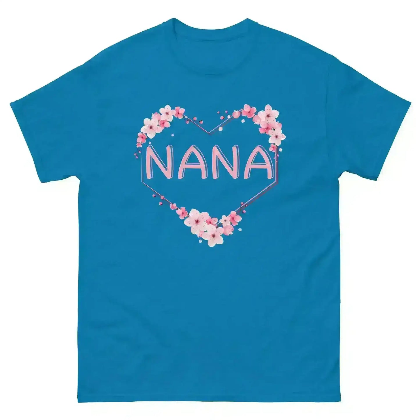 Nana Floral Heart - Unisex Tee - Cady Creations