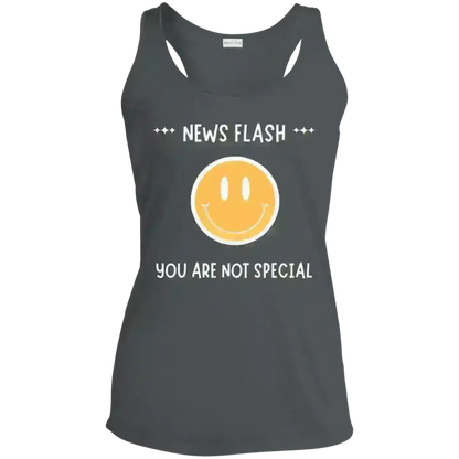 News Flash You're Not Special - Racerback Tank - Cady Creations