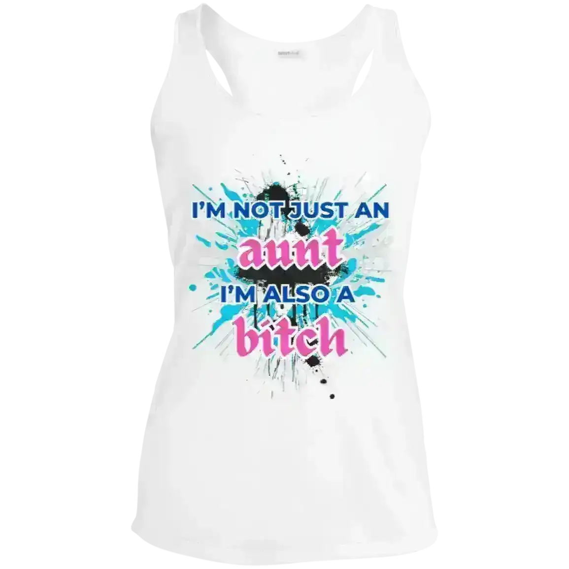 Not Just An Aunt - Racerback Tank - Cady Creations