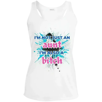 Not Just An Aunt - Racerback Tank - Cady Creations