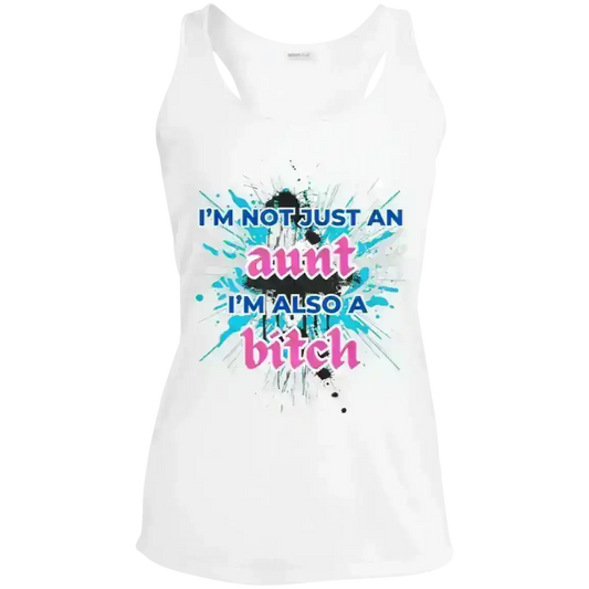 Not Just An Aunt - Racerback Tank - Cady Creations