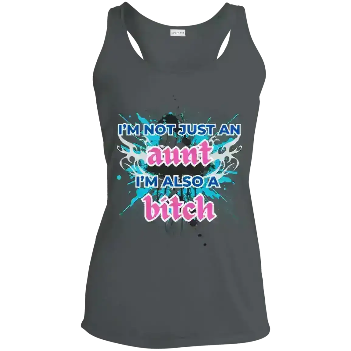 Not Just An Aunt - Racerback Tank - Cady Creations