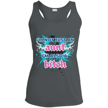 Not Just An Aunt - Racerback Tank - Cady Creations